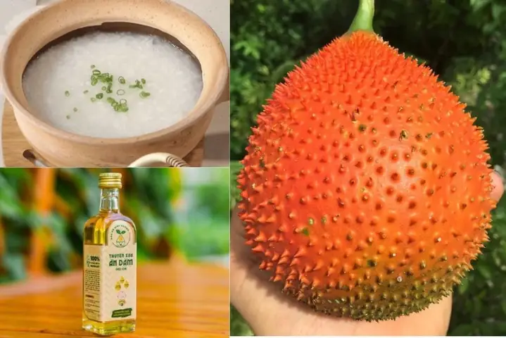 2Cháo gấc cho bé
