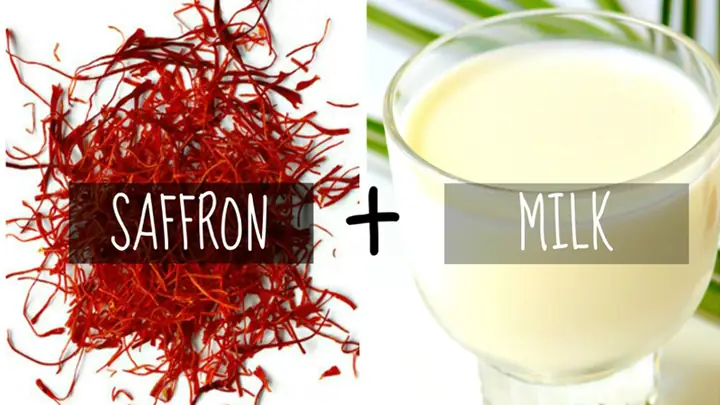 2Mặt nạ nhuỵ hoa nghệ tây với sữa