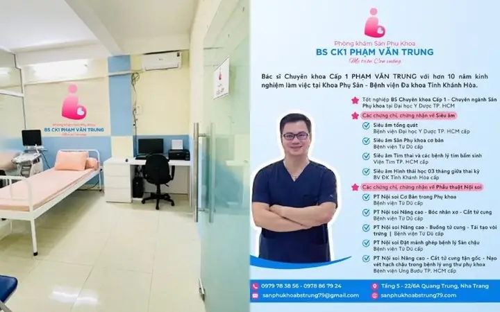 1. Phòng khám Sản Phụ Khoa và Siêu âm - BSCKI Phạm Văn Trung