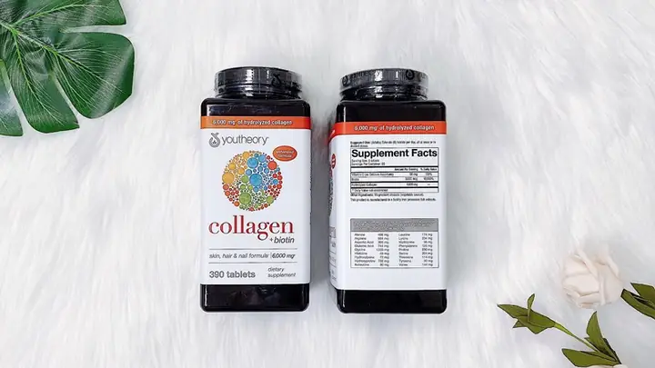 6Viên uống mọc tóc Collagen Youtheory 6Viên uống mọc tóc Collagen Youtheory