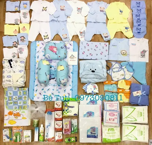 set đồ sơ sinh bé trai