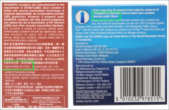 1Bao cao su có size không?