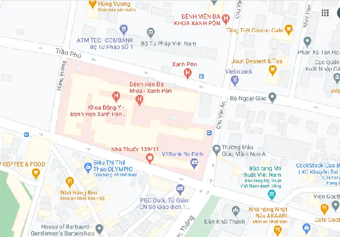 2. Bệnh viện Xanh Pôn (Saint Paul) ở đâu?