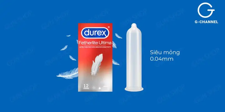 Đánh giá bao cao su Durex Fetherlite