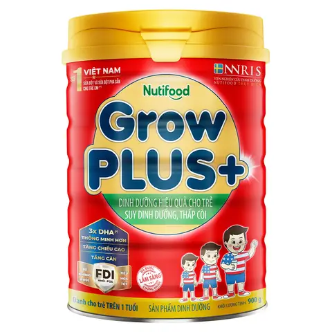 Sữa Grow Plus đỏ cho bé 1 tuổi