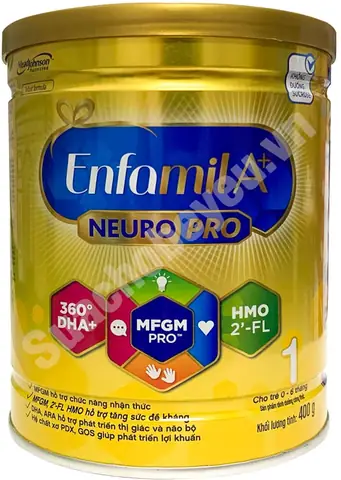Sá»¯a enfamil A+ sá» 1 lon 400g cho tráº» 0-6 thÃ¡ng tuá»i