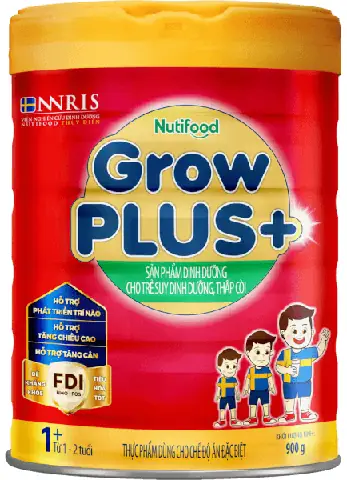 Sữa GrowPLUS+ Đỏ 1+ 900g (1-2 tuổi) (Giao bao bì ngẫu nhiên)