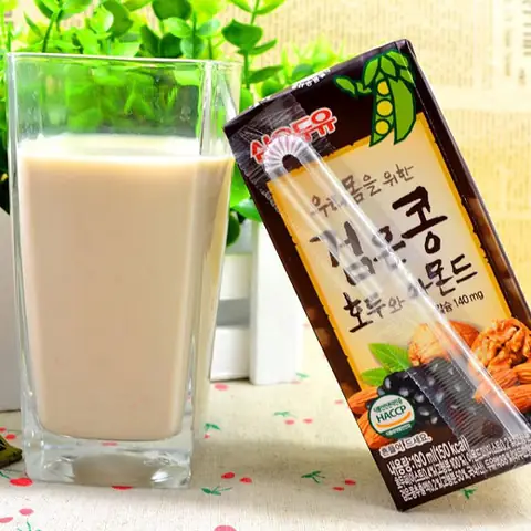 sá»¯a Ã³c chÃ³, háº¡nh nhÃ¢n, Äáº­u Äen hÃ n quá»c 24 há»p 190ml