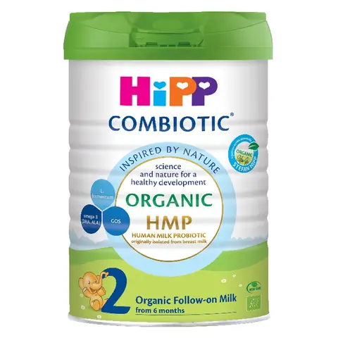 Sữa Hipp số 2 Organic Combiotic HMP 800gr - sản phẩm dinh dưỡng hữu cơ được cải tiến mới nhất đến từ thương hiệu HiPP (Đức)