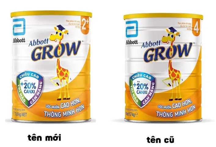 1.1 Sữa Abbott Grow 2+