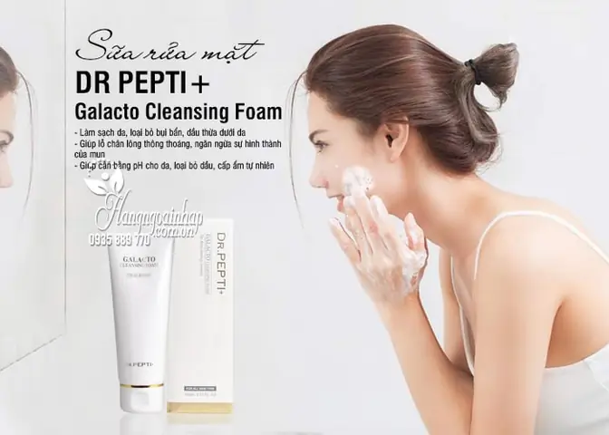 Giới thiệu sữa rửa mặt Dr Pepti