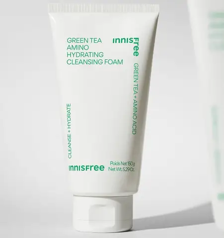 2. Ưu điểm của Innisfree Green Tea Amino Hydrating Cleansing Foam