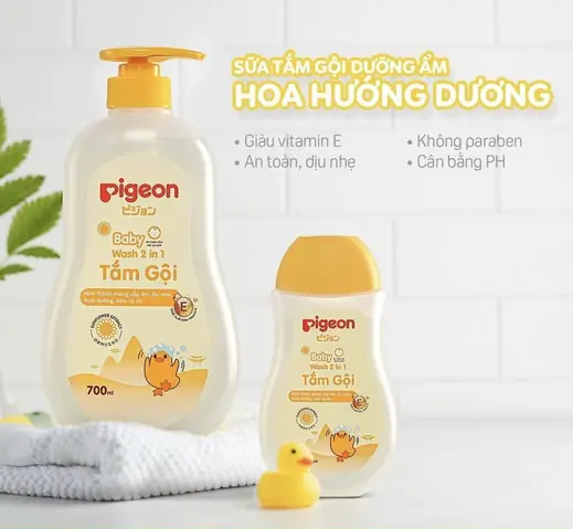 Sữa tắm gội Pigeon