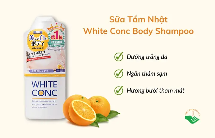 4. Sữa Tắm White Conc Body Shampoo