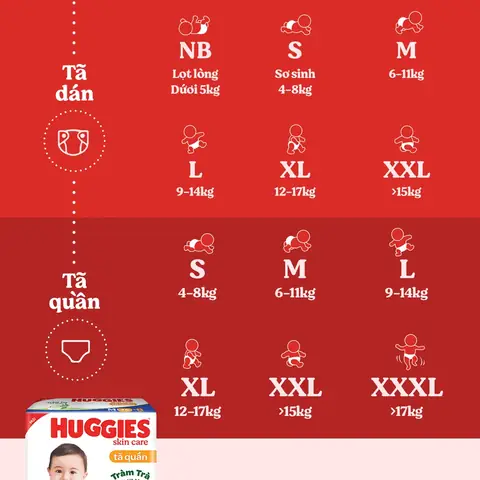 tã quần huggies size l bịch nhỏ