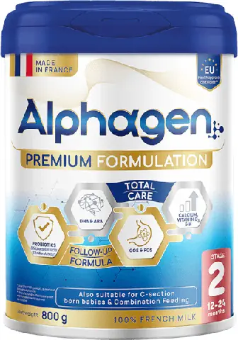 Sữa Alphagen Premium Formulation Total Care Follow-up Formula 800g (12-24 tháng)