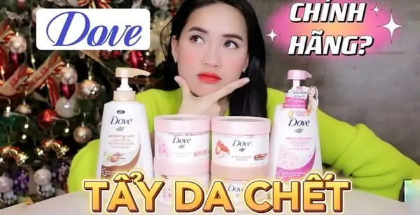 1. Tẩy da chết dove