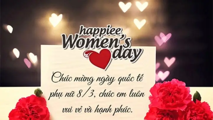 Lời chúc 8/3 cho vợ ngắn gọn, hay nhất