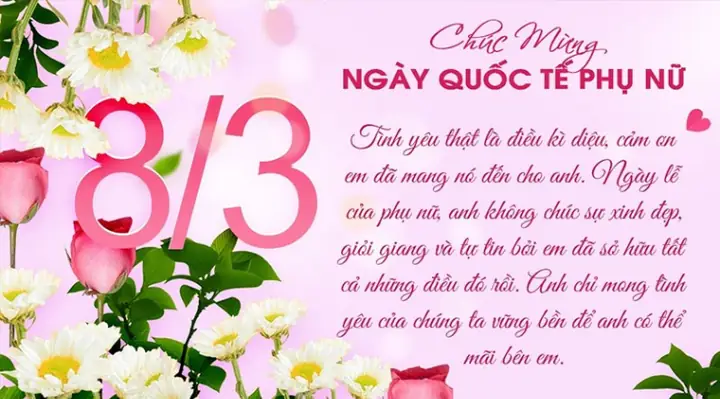 Thơ chúc 8/3 cho bà xã hay, hài hước