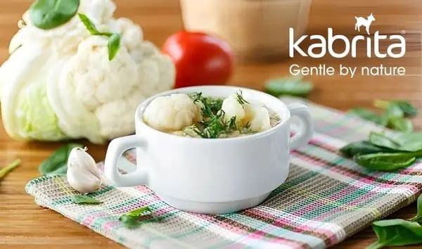 Cháo bông cải trắng nấu cá hồi Cháo bông cải trắng nấu cá hồi