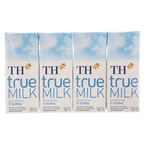 thùng sữa th 180ml giá bao nhiêu