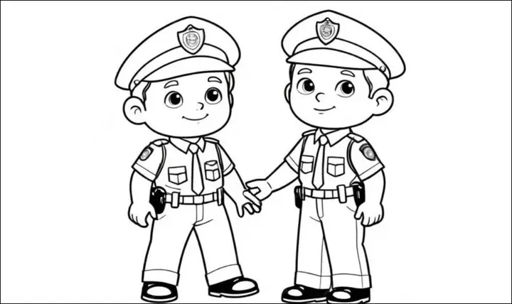 Tranh tô màu ngày Quốc tế Thiếu nhi 1/6 về nghề nghiệp, ước mơ