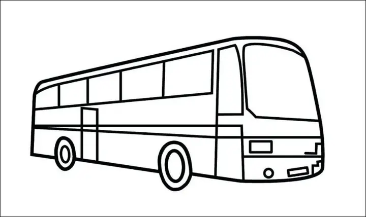 Tranh tô màu ngày Quốc tế Thiếu nhi 1/6 về phương tiện giao thông