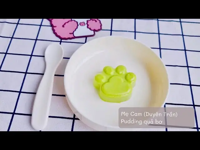 3.2. Pudding bơ ăn dặm