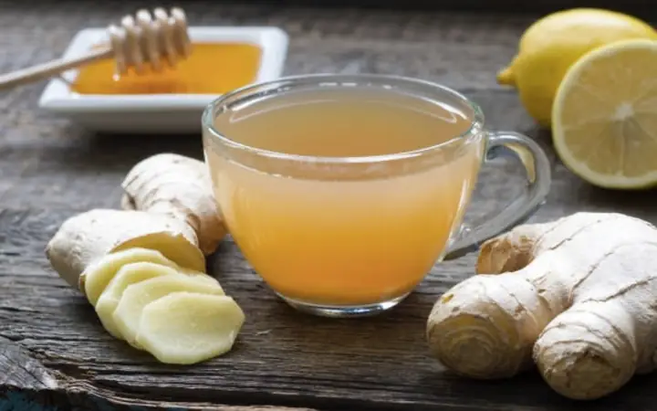 Sử dụng nước gừng