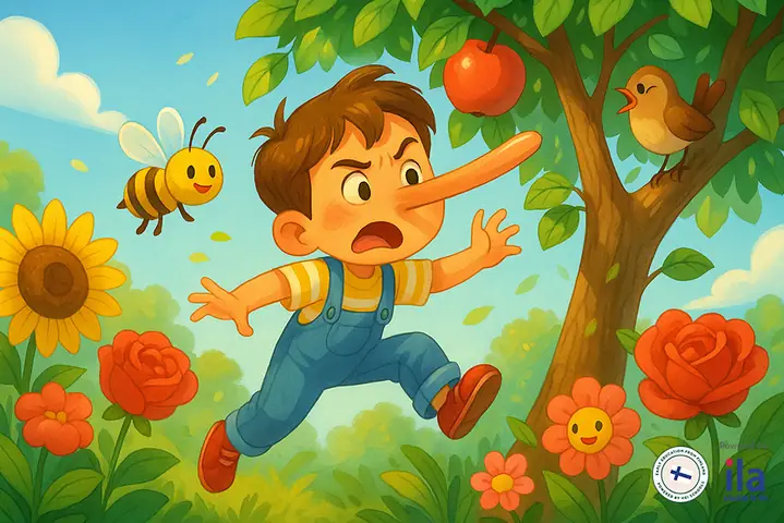 1. Truyện cổ tích cho bé sơ sinh đến 12 tháng tuổi:Cậu bé Mũi Dài