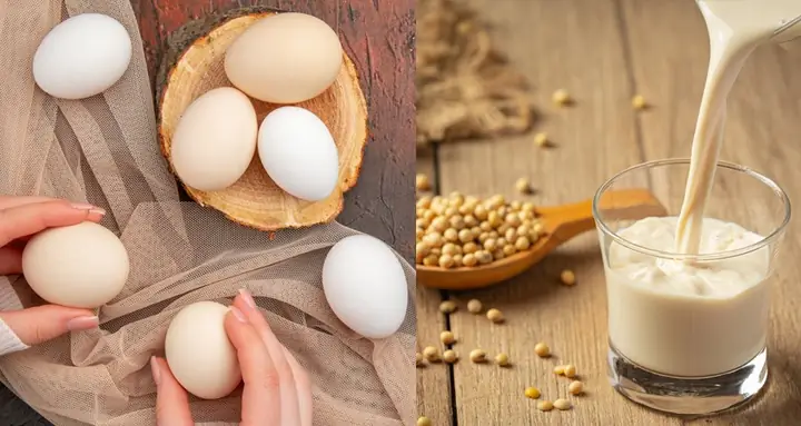 2.2. Không được đánh trứng gà vào trong sữa