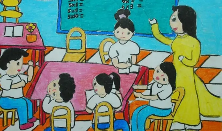 4.1 Vẽ tranh ước mơ của em làm thầy, cô giáo