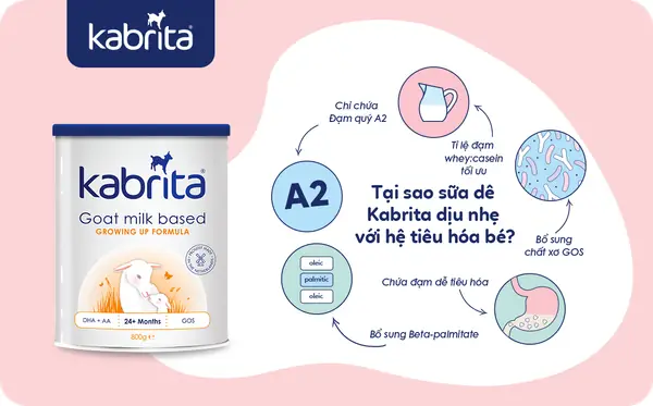 Đối với bé từ 6 tháng trở lên